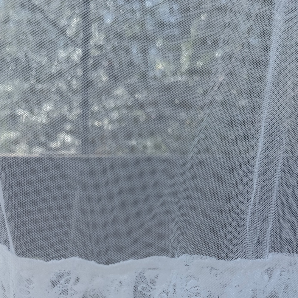 Oli & Hali White Sheer Lace Tank Top - Picture 10 of 10